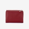 Portofel dama ENZO NORI model ALEXA din piele naturala rosu inchis