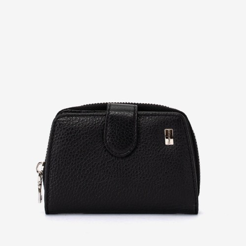 Portofel dama ENZO NORI model CASTEL piele naturala negru