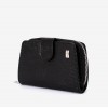 Portofel dama ENZO NORI model CASTEL piele naturala negru lacuit - Imagine 2