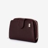 Portofel dama ENZO NORI model CASTEL piele naturala burgundy - Imagine 2