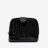 Portofel dama ENZO NORI model CASTEL piele naturala negru lacuit - Imagine 3