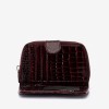 Portofel dama ENZO NORI model CASTEL piele naturala  burgundy lacuit - Imagine 3