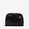 Portofel dama ENZO NORI model CASTEL piele naturala  lacuit negru - Imagine 1
