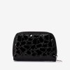 Portofel dama ENZO NORI model CASTEL piele naturala  lacuit negru - Imagine 4
