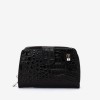 Portofel dama ENZO NORI model CASTEL piele naturala negru croco - Imagine 1