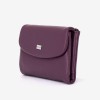 Portofel dama ENZO NORI model NIKA din piele naturala violet inchis