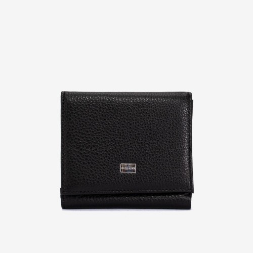 Portofel damă ENZO NORI model SILVI din piele naturala negru