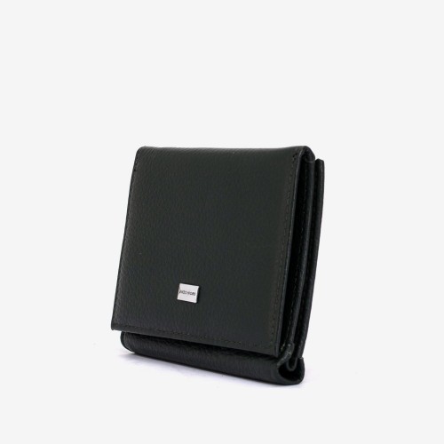 Portofel damă ENZO NORI model SILVI din piele naturala verde închis