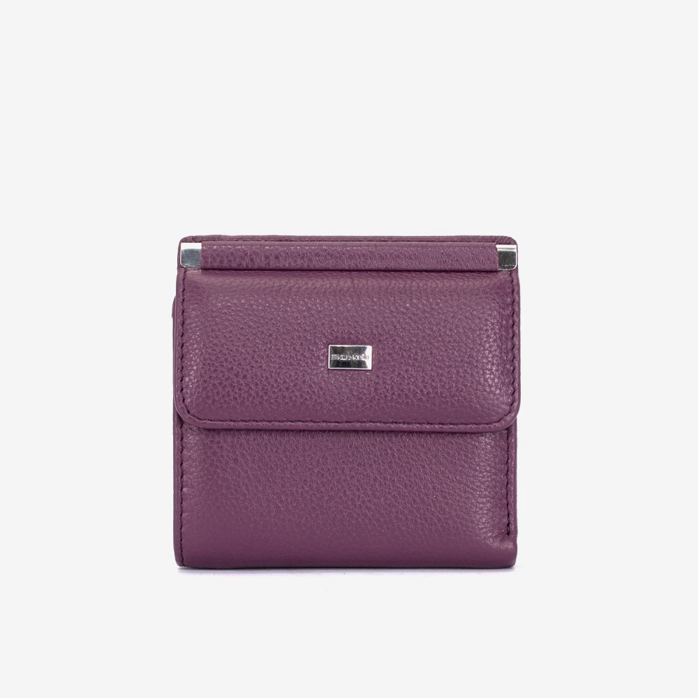 Portofel damă ENZO NORI model MARIANE din piele naturala violet