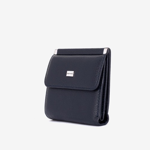 Portofel damă ENZO NORI model MARIANE din piele naturala bleumarin