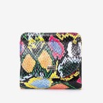 Portofel dama ENZO NORI model LUCKY din piele naturala multicolor