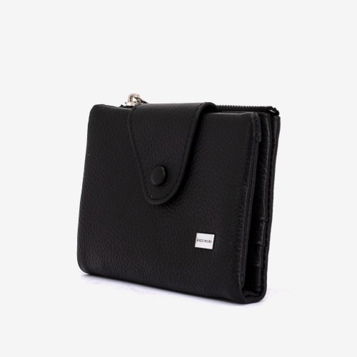 Portofel damă ENZO NORI model DANAYA din piele naturala negru