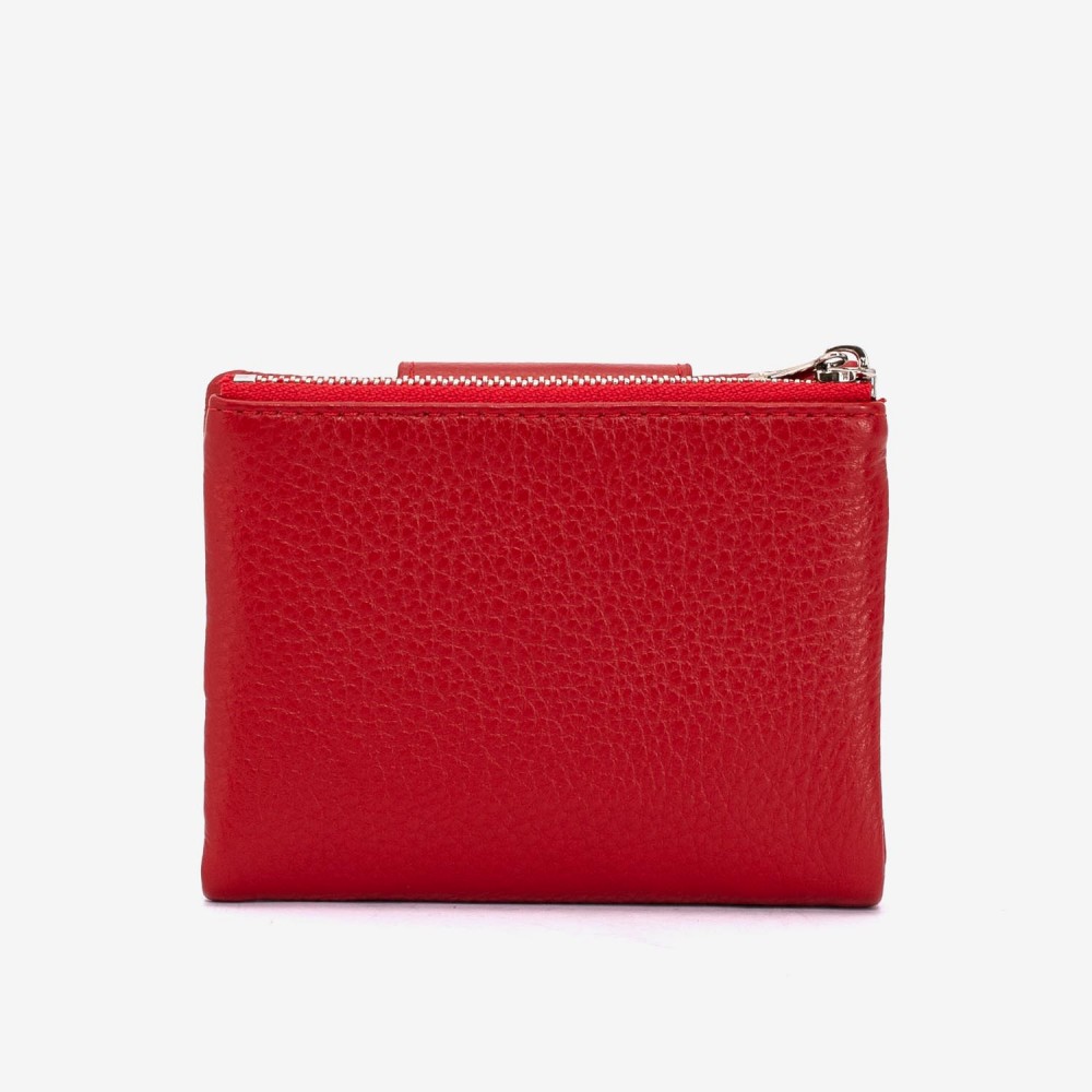 Portofel damă ENZO NORI model DANAYA din piele naturala roșu