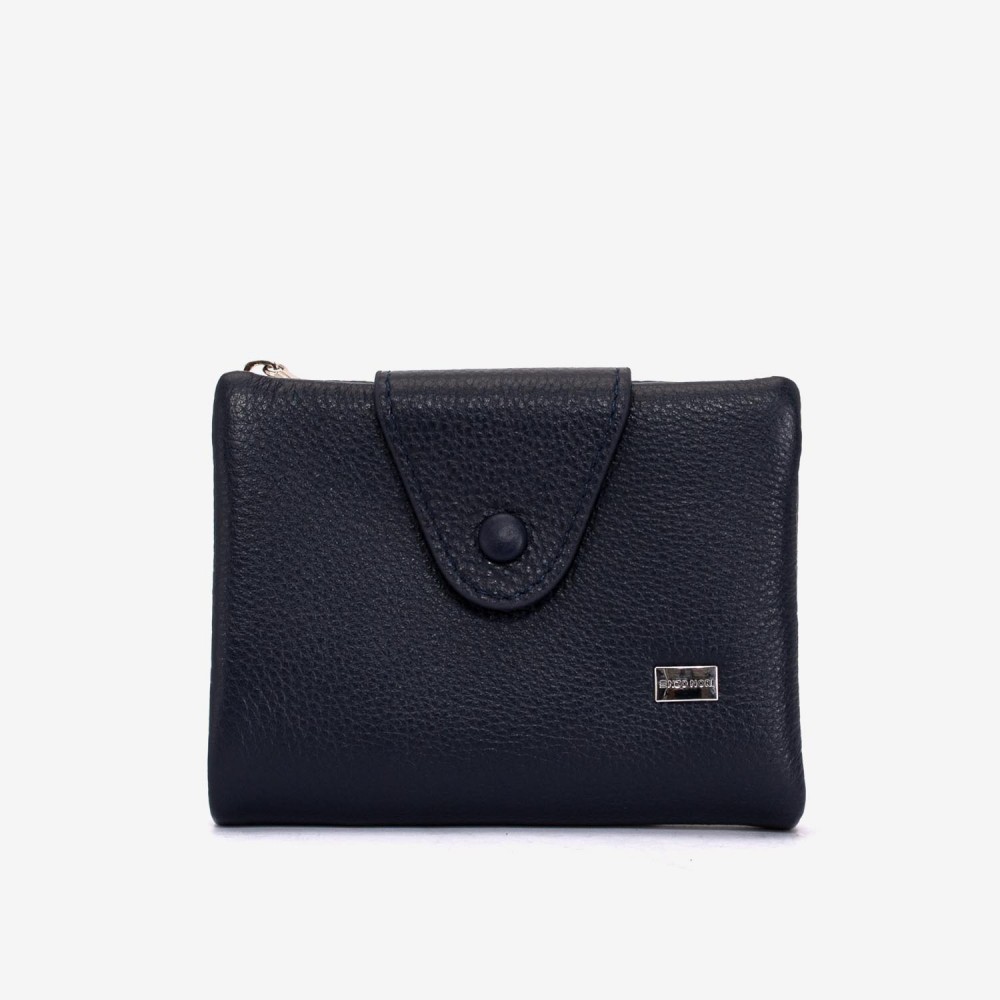 Portofel damă ENZO NORI model DANAYA din piele naturala albastru închis