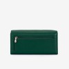 Portofel dama ENZO NORI model DIAN din piele naturală verde - Imagine 4