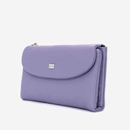Portofel damă ENZO NORI model SIMON din piele naturala violet