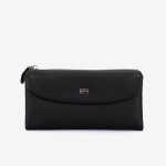 Portofel damă ENZO NORI model SIMON din piele naturala negru