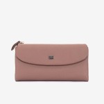 Portofel damă ENZO NORI model SIMON din piele naturala roz