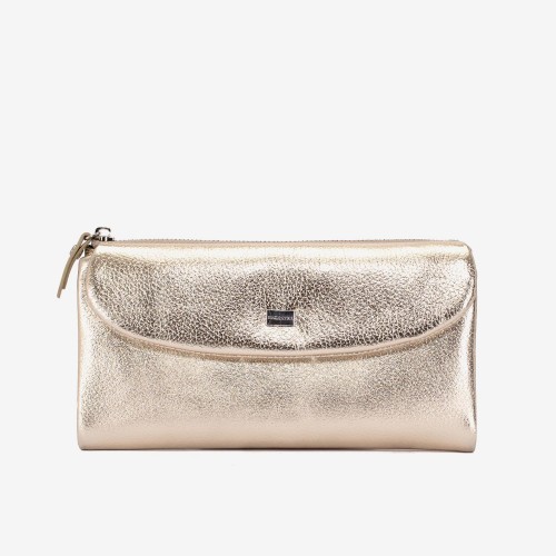 Portofel damă ENZO NORI model SIMON din piele naturala gold