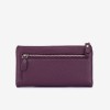 Portofel dama ENZO NORI model ROXAN din piele naturala violet inchis
