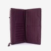 Portofel dama ENZO NORI model ROXAN din piele naturala violet inchis
