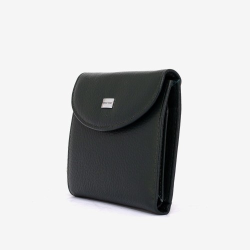 Portofel damă ENZO NORI model ENY din piele naturala verde