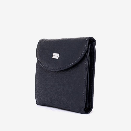 Portofel damă ENZO NORI model ENY din piele naturala bleumarin