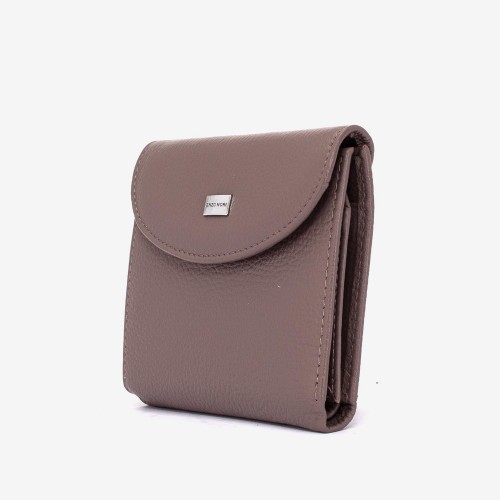 Portofel damă ENZO NORI model ENY din piele naturala bej