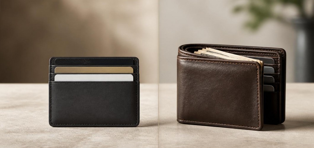 Card holder sau portofel clasic? Avantaje, capacitate și situații de utilizare
